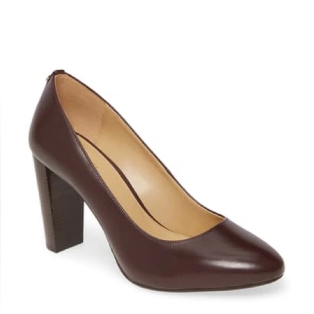 Michael Kors Susan Flex Pump Barolo Brown Heels B37